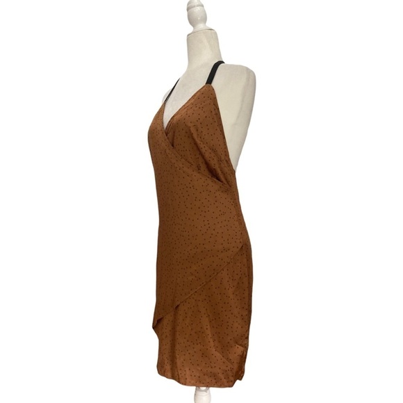 LèRumi Gene Tan Spot Mini Dress NWT - Picture 6 of 11